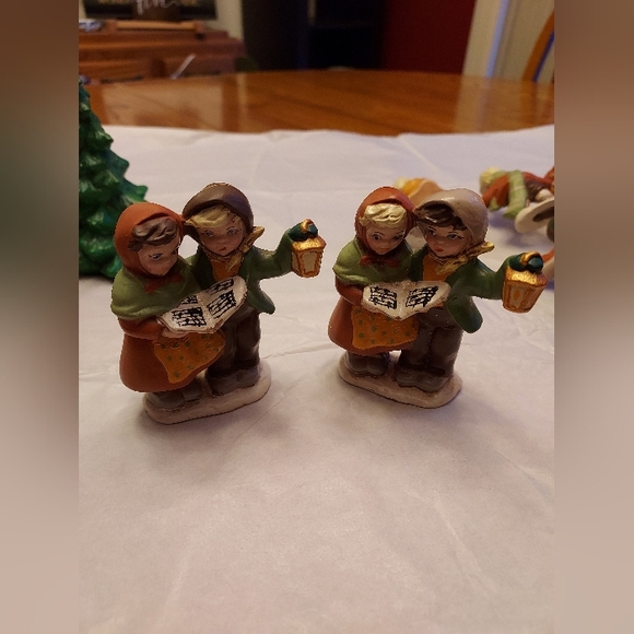Lot of 7 Provincial Mold 1982 and 1 Duncan Ceramic 1975, Christmas figurines - Picture 10 of 12